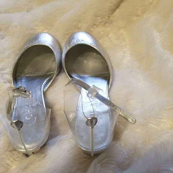 Authentic Chanel Metallic Heels. Size 38 - Picture 6 of 8